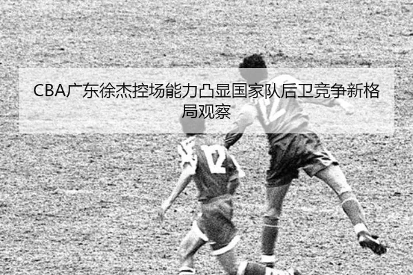 CBA广东徐杰控场能力凸显国家队后卫竞争新格局观察